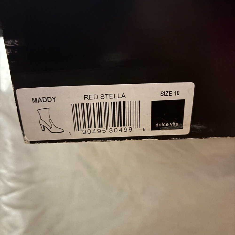 Dolce Vita Red Heeled Boots